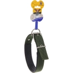 Ошейник для собак однотонный «ЗООЛЕНД БРО», цвет хаки, 3*59см (бирка)