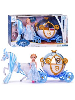 Игровой набор Карета с лошадкой и принцессой (119A)