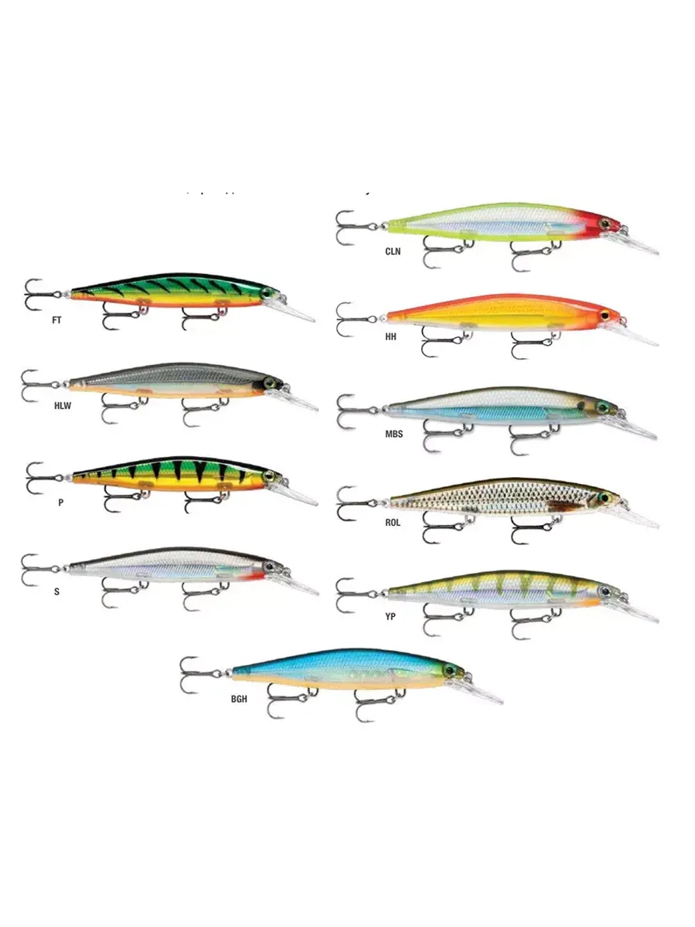 Воблер Shadow Rap Deep 11 11см 13гр цвет YP медленно тонущий