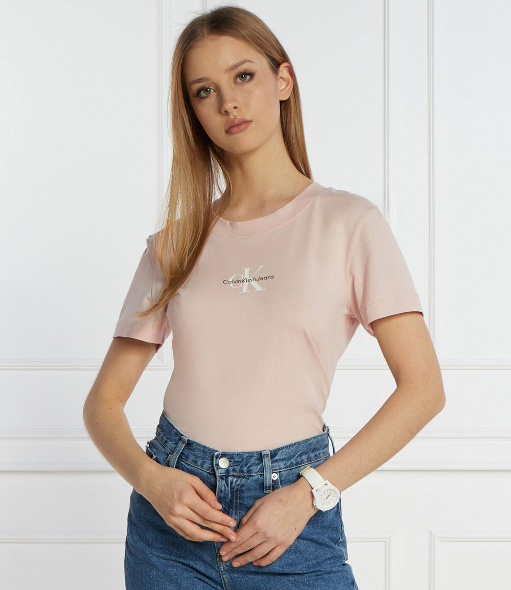 Футболка CALVIN KLEIN JEANS - пудро-розовый(J20J222564)