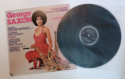 Винтажная виниловая пластинка LP George Saxon A Saxophone Around The World 11a Raccolta (Italy 1976)