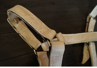 Недоуздок для тяжеловаза 35мм, усиленный капроном