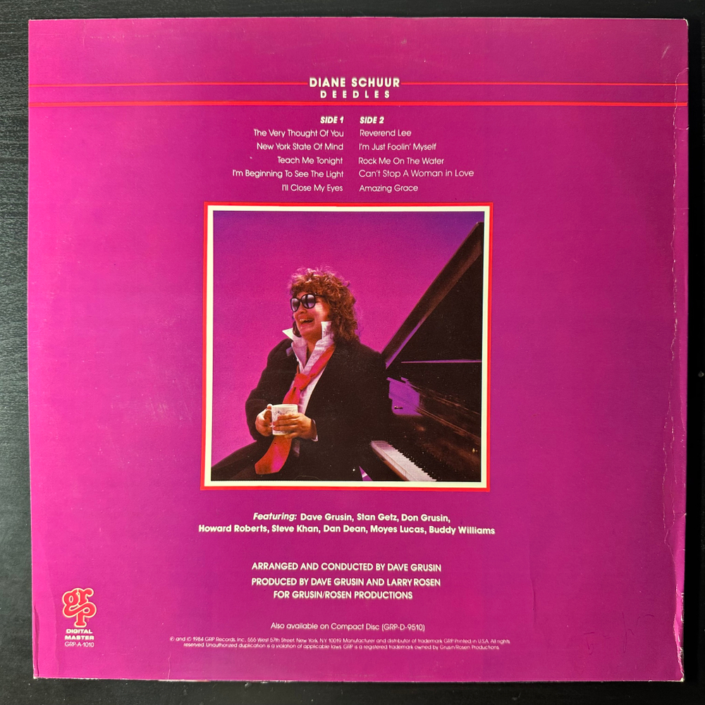 Diane Schuur ‎– Deedles (Скандинавия 1984г.)