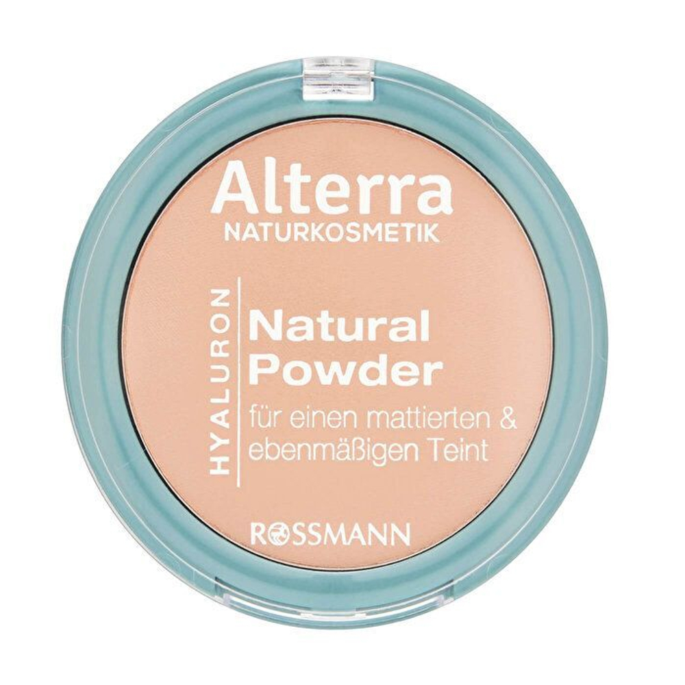 Пудра для лица Pudra Hyaluron 02 Medium Alterra, 9 гр