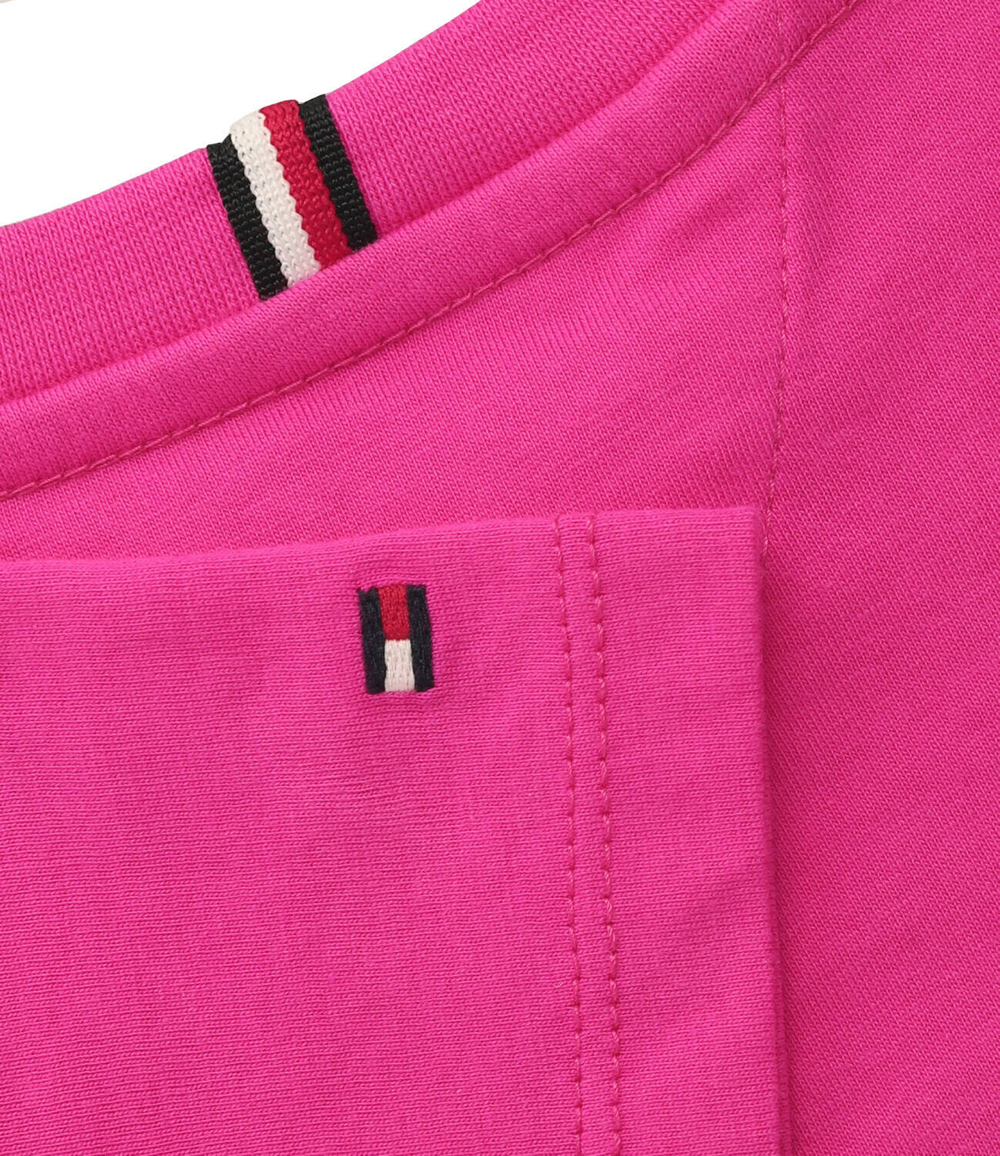 Футболка Tommy Hilfiger - фуксия(KS0KS00397)