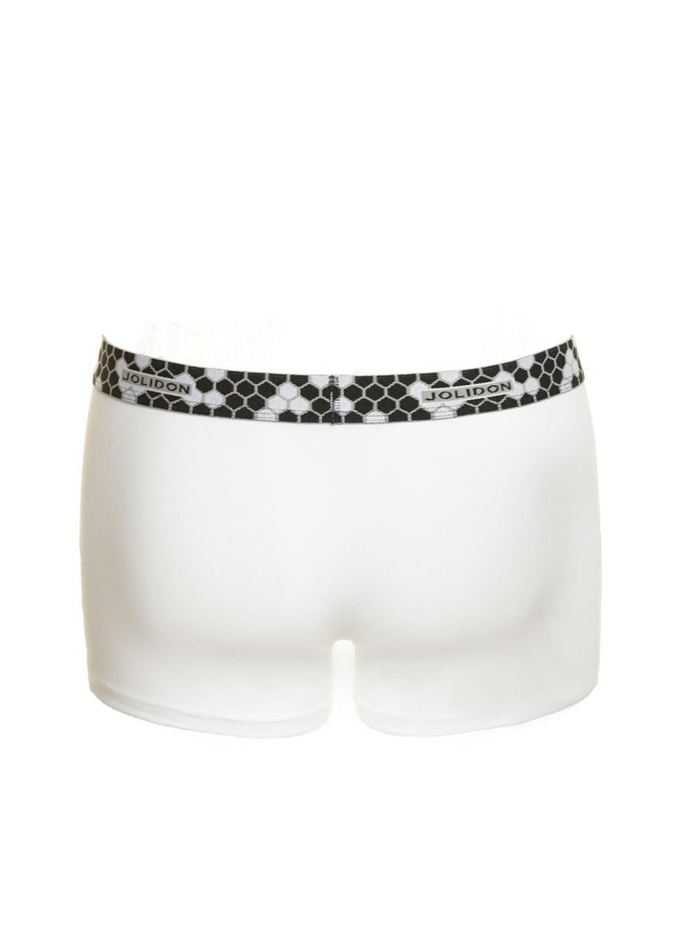 Мужские трусы-боксеры с широкой резинкой с рисунком в виде сот (Размер: XXL) (Цвет: серый меланж)