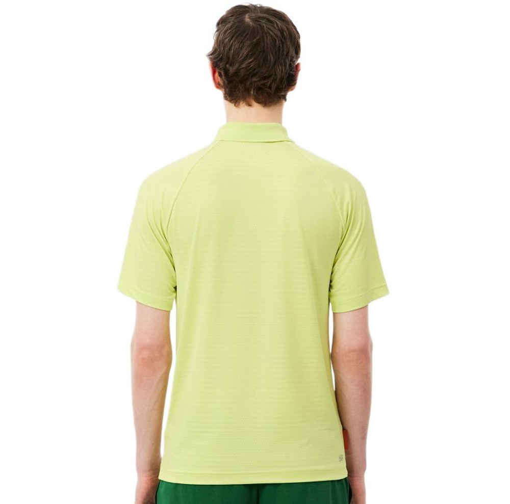 Мужское теннисное поло Lacoste Roland-Garros Edition - pistachio green