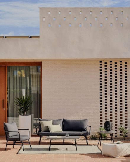 Bramant Кресло из стали с черной отделкой La Forma Испания 