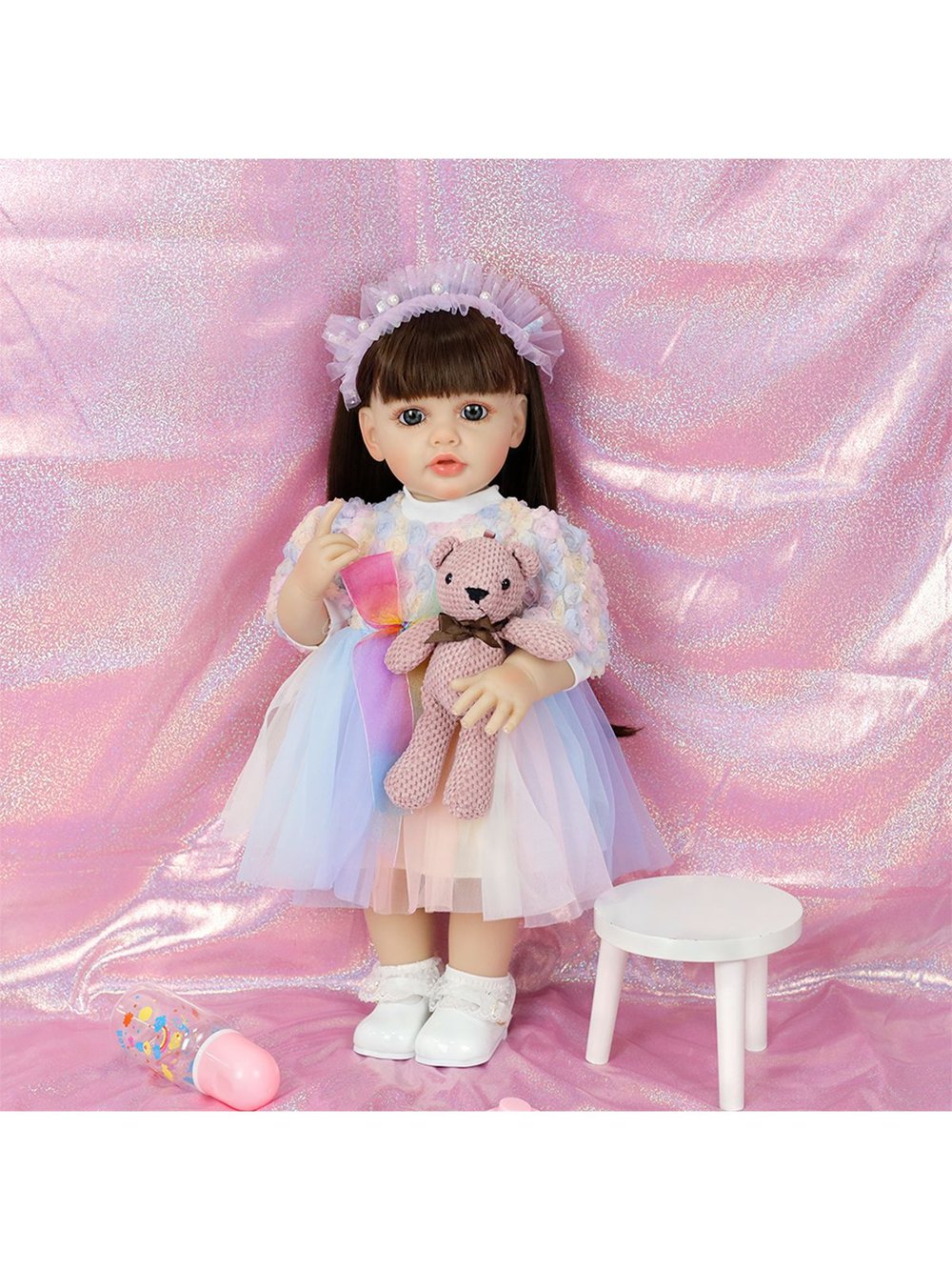 Кукла Реборн виниловая LifeReborn 55см (LR-031)