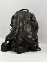 Рюкзак тактический Patriot 40 л Cordura 600D Черный мультикам