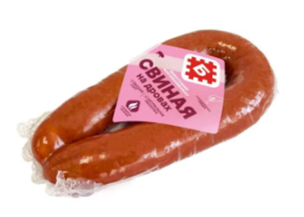 Колбаса полукопченая "Свиная на дровах" Брестский МК