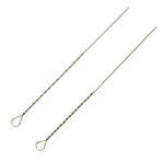 Поводок струна Leader 0,40 мм, 25 см., 17 кг. (10 шт)