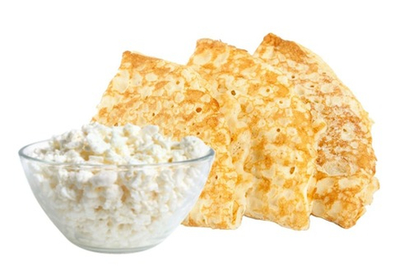 Французские блинчики с творогом Мириталь