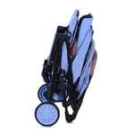 Детская прогулочная коляска Nuovita Giro Lux Denim, Nero / Джинсовый, Черный