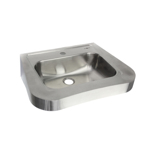 Раковина для МГН нерж. сталь NOFER 13024.2.S матовый