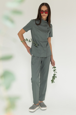 Блуза женская м222 liberty комфорт шалфей