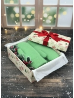 варежки ангора пушистые теплые зимние