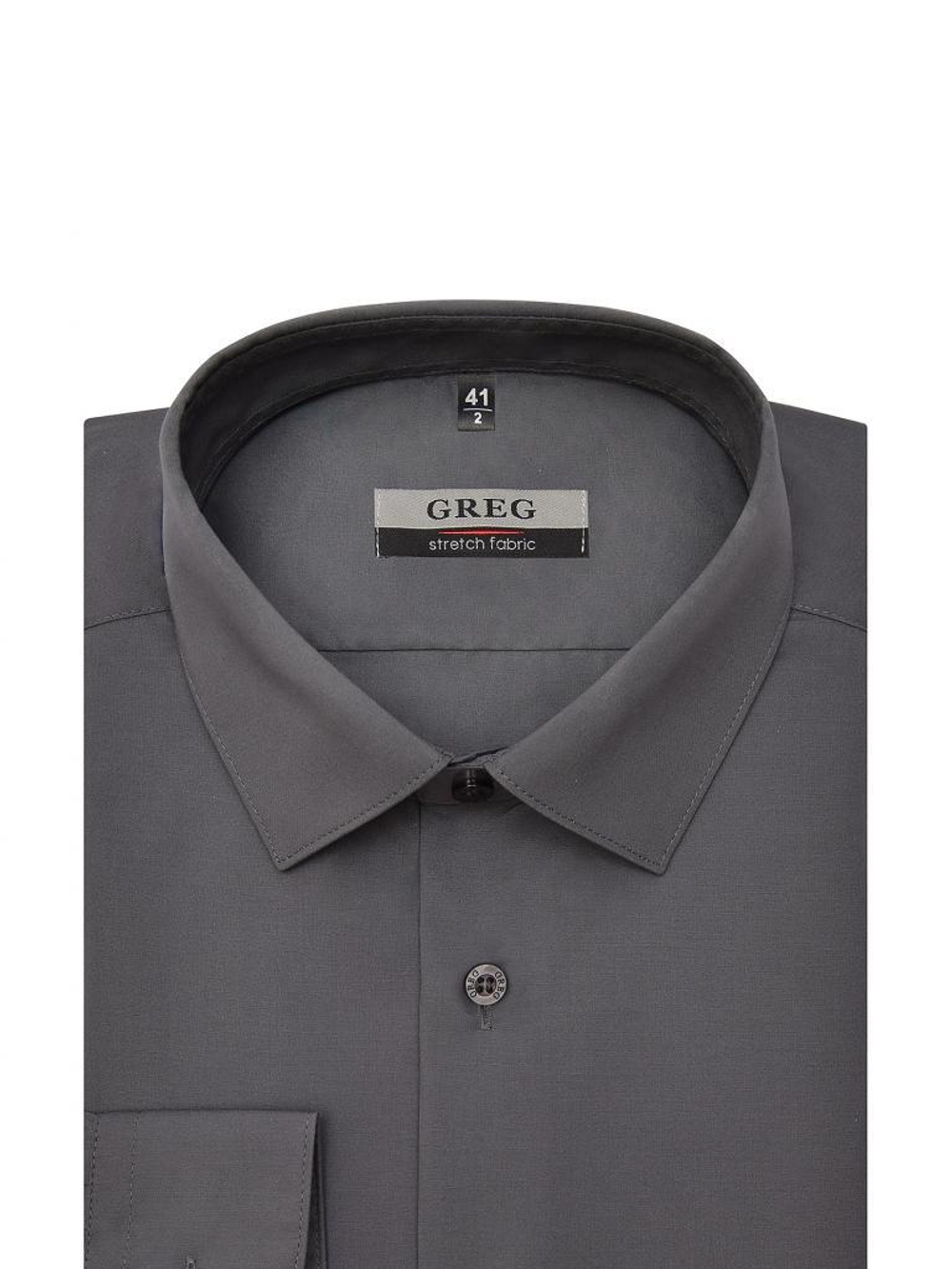 Сорочка GREG Super Slim fit 330/238/0046/SZR STRETCH "Однотон"