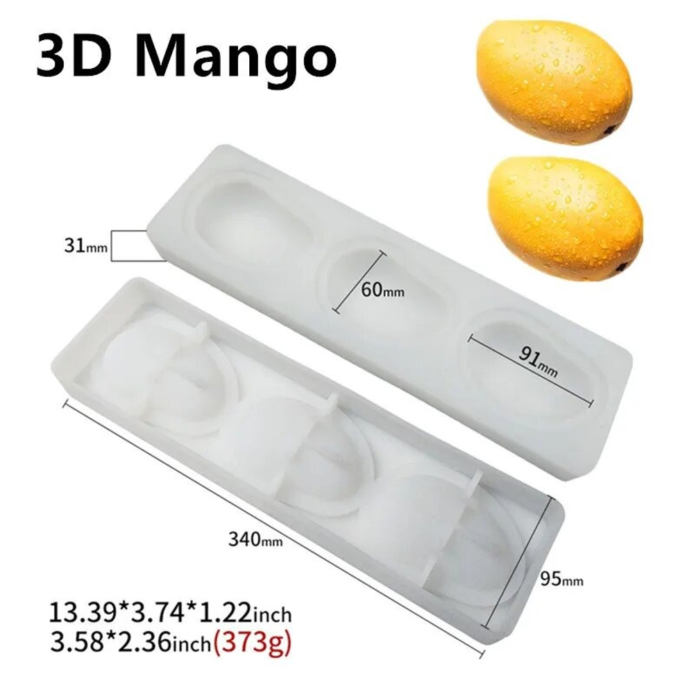Силиконовая форма "Манго" MCM-116, Китай