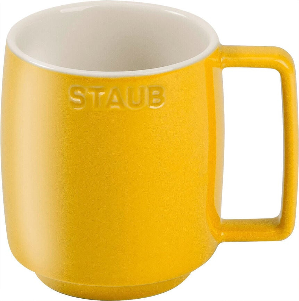 Кружка staub, керамика, жёлтая · арт. fabr 1029090
