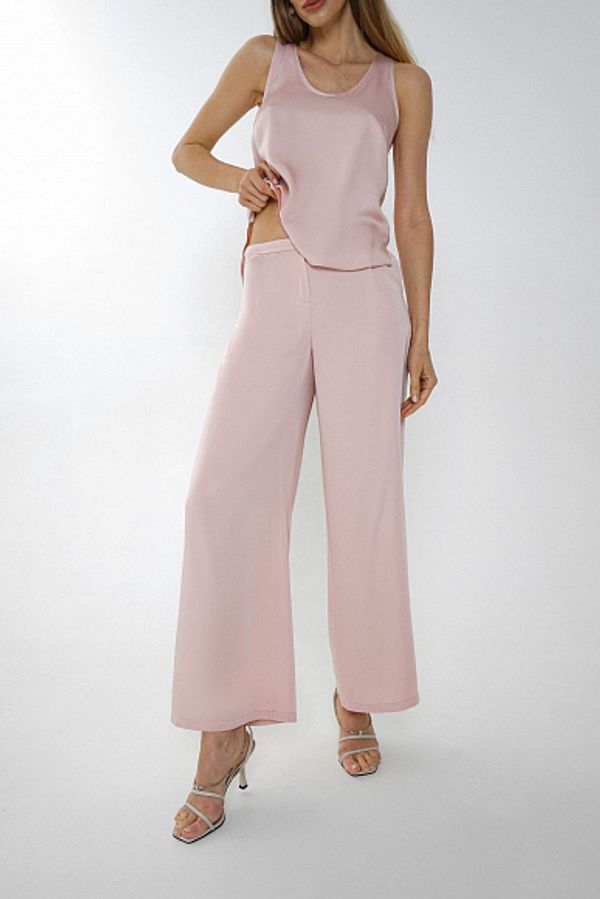 Брюки AT033 жемчужно-розовые - фото 3