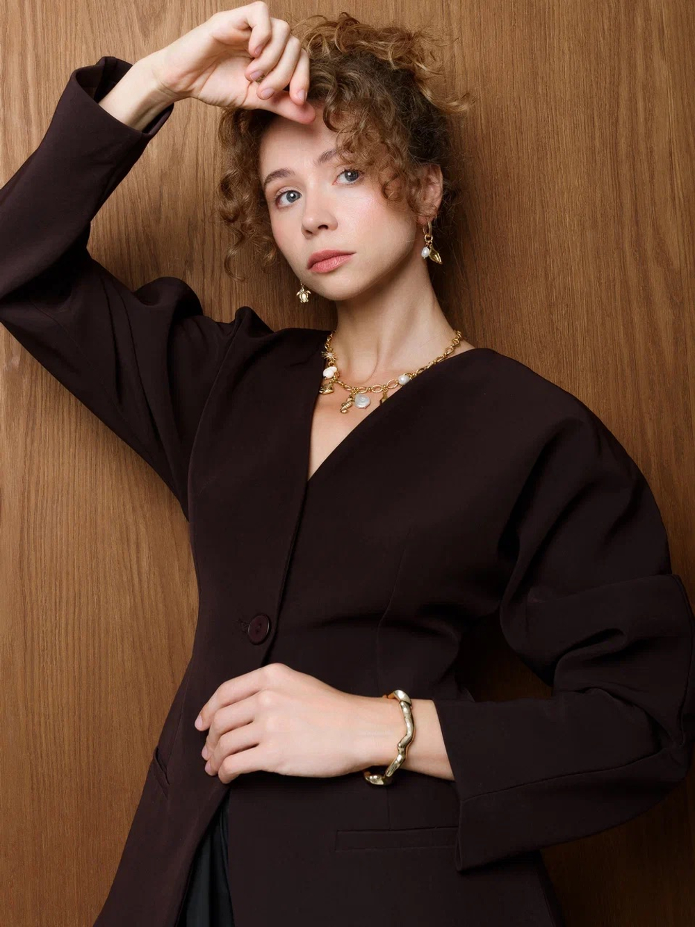 Серьги "Pearl Sink Turtle" Gold