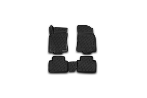 Коврики 3D в салон для NISSAN X-Trail T32 (III, IIIр), 2013-, 4 шт. (полиуретан)  AFMNIS00059