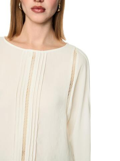 Marc Cain Блуза с декоративной сборкой на груди