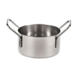 Кастрюля для подачи 9,1 см h5 см 350 мл круглая нерж. P.L. Proff Cuisine