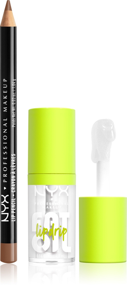 NYX Professional Makeup Fat Oil Lip Drip - Блеск для губ, 2 szt.