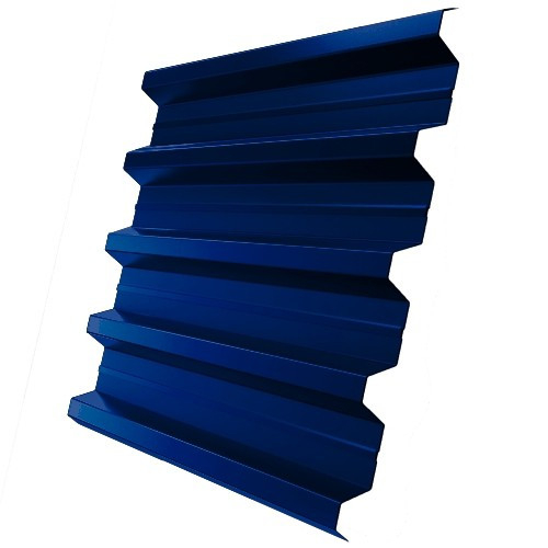 Профнастил Н60 Железный Форт Satin 0,5 мм RAL 5005 сигнальный синий