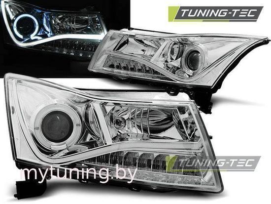 Передние фары daylight chrome для Chevrolet Cruze