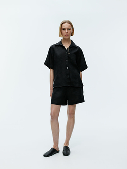 ARKEТ ЛЬНЯНАЯ РУБАШКА, ЧЕРНЫЙ