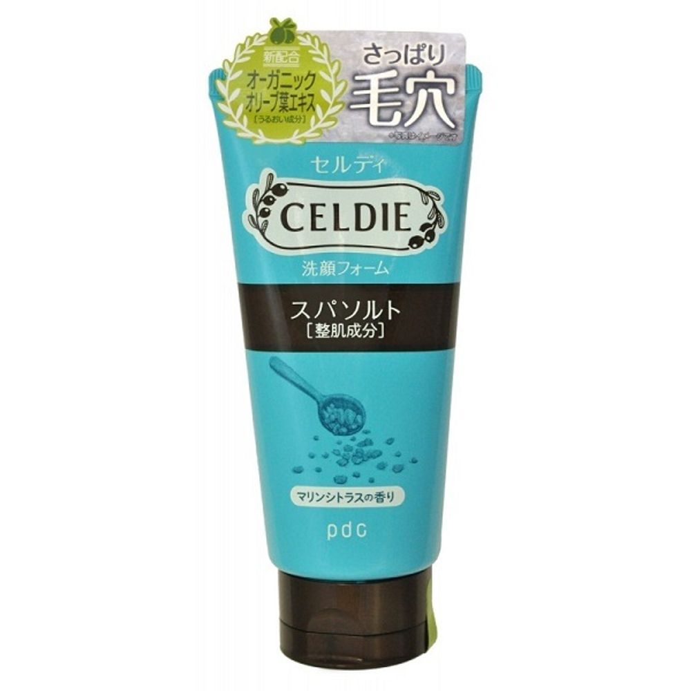 Пенка для умывания против акне с морской солью Meishoku PDC Celdie Bihada Washing Foam Spa Salt 120г