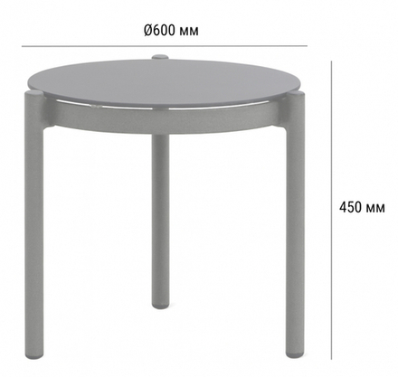 Столик кофейный стеклянный Tagliamento Lounge