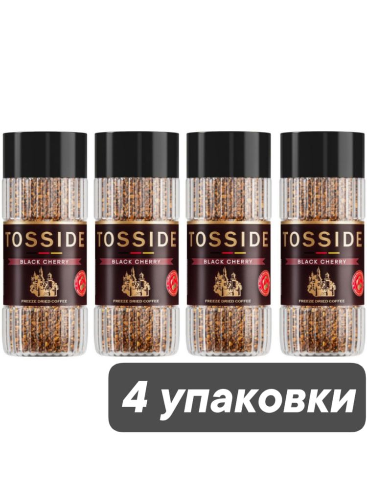 Кофе растворимый Tosside Black Cherry 95 г x 4 шт