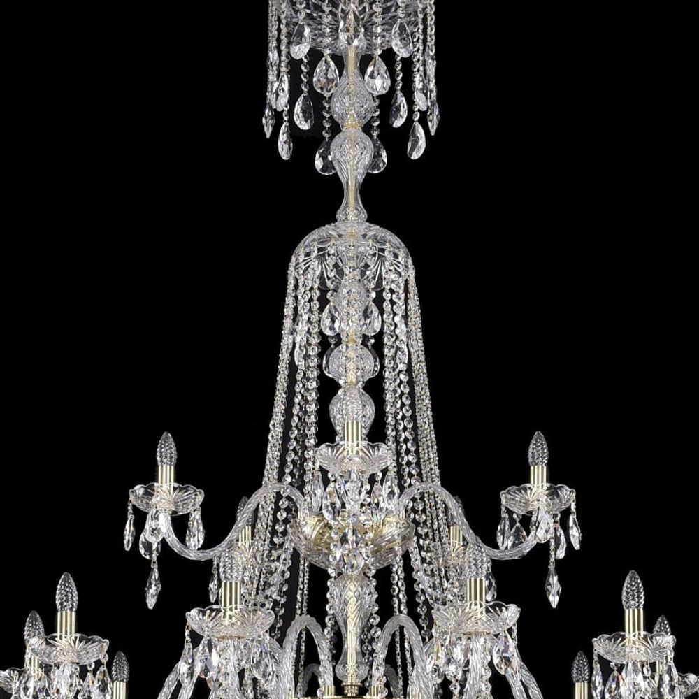 Подвесная люстра Bohemia Ivele Crystal 1402 1402/20+10+5/530/XL-206/3d/G