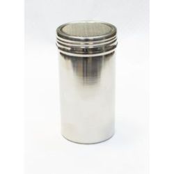 Банка стакан для посыпок d 7 см h13,5 см 400 мл с мелкой сеткой нерж. P.L. Proff Cuisine