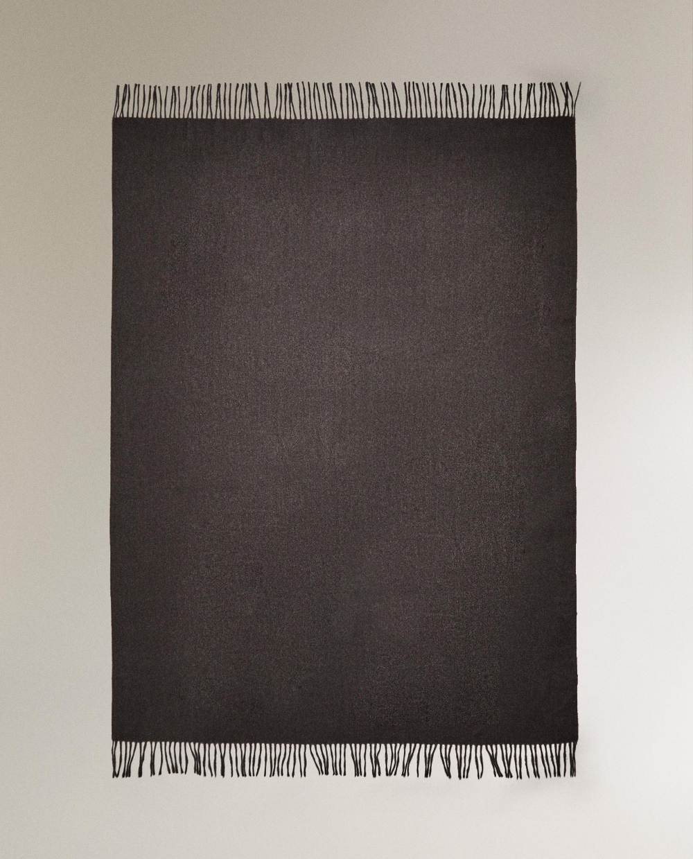 Zara Home плед из полиэстера, зелёный