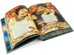 Пушкин А.С. "Сборник сказок". Подарочное издание в кожаном переплете