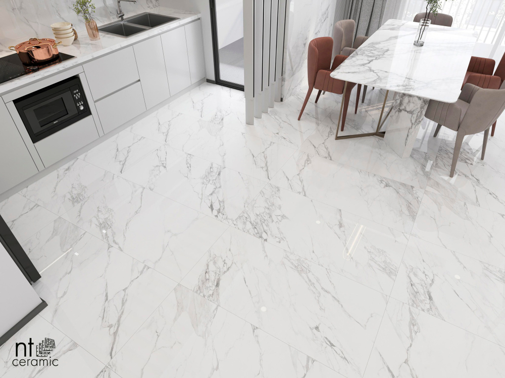 Керамогранит NT ceramic Artic statuario Glossy NTT99528P 600*1200мм карвинг