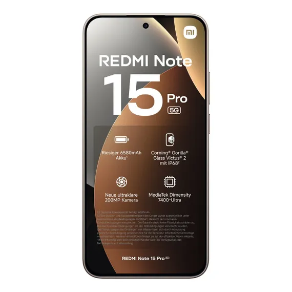 Смартфон Xiaomi Redmi Note 15 Pro 4G NFC 12 ГБ | 512 ГБ («Титановый» | Titanium) (версия Global)