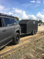 Toyota Land Cruiser 200 с прицепом