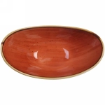 Салатник керамический «Corsica orange» 14,5*8,2*5,7см