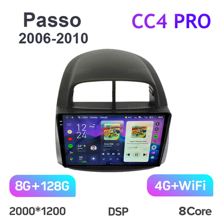 Teyes CC4 Pro 10,2" для Toyota Passo 2006-2010