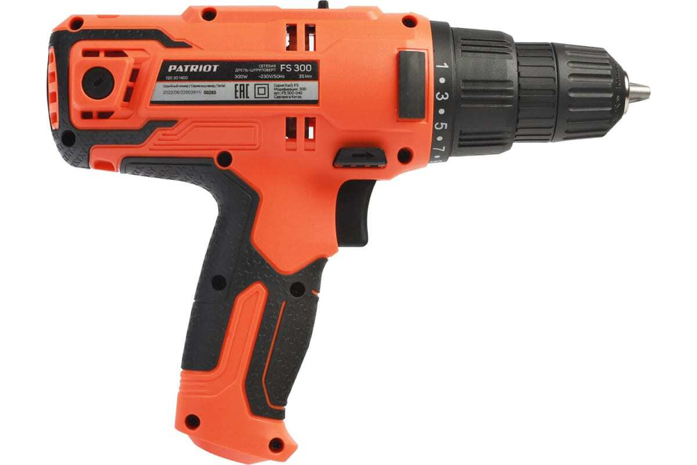 Безударная дрель PATRIOT FS 300 120301400, 0-400/0-1390 об/мин, 1.2 кг
