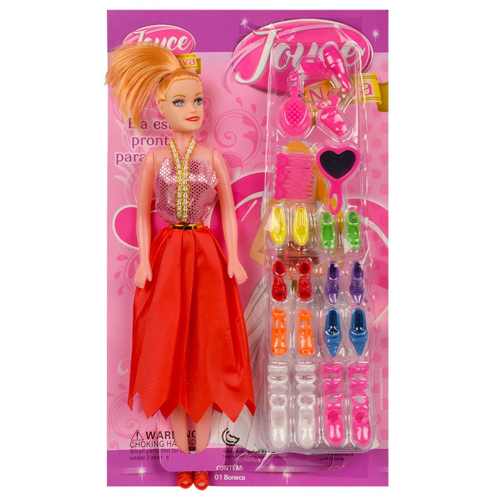 Кукла тип Модель с аксесс. 34см, блистер 618B