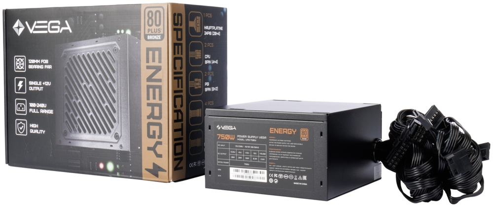 Блок питания VEGA ENERGY VPS-750W 750 Вт