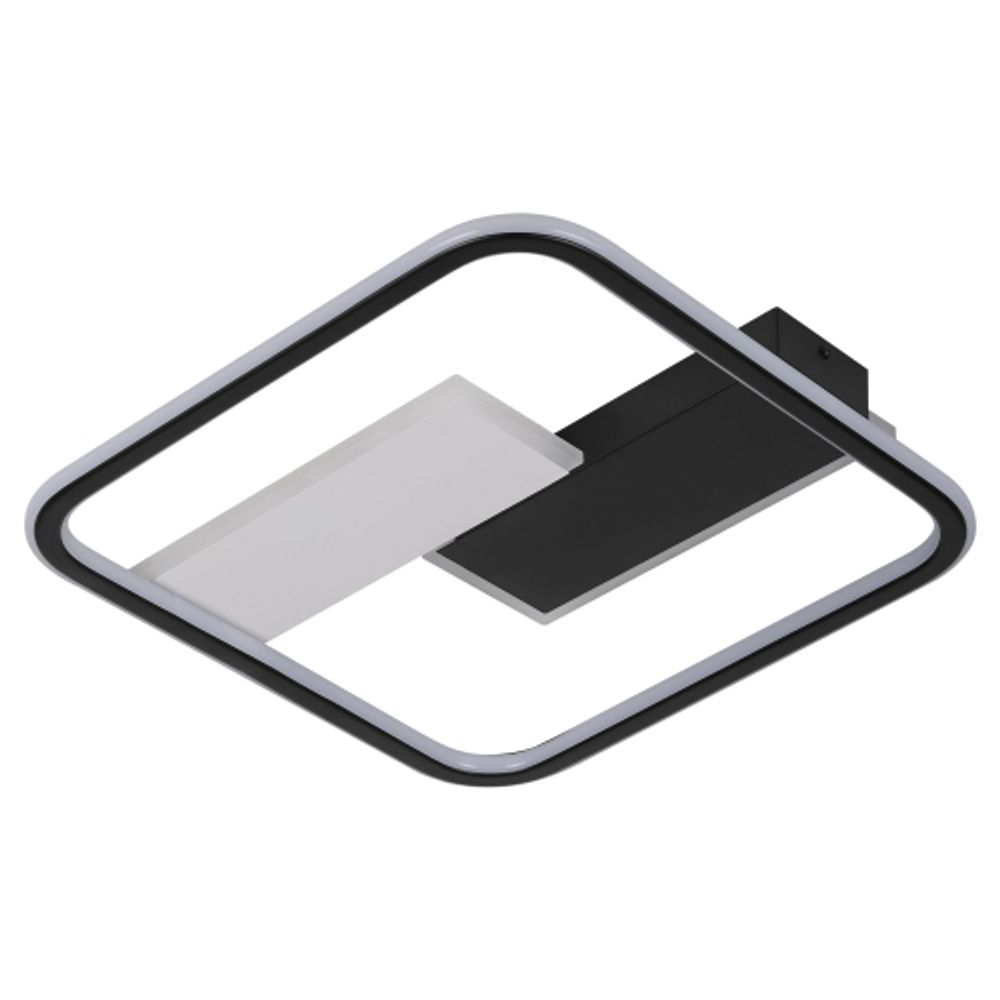 Светильник потолочный светодиодный ЭРА Модерн Henri CLL-1-104W 3K-6,5K RC BK с ДУ черный