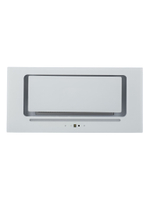 Кухонная вытяжка MACBI MC60TL 1200 м3/ч WHITE с пульт д/управления Белое стекло, полновстраиваемая